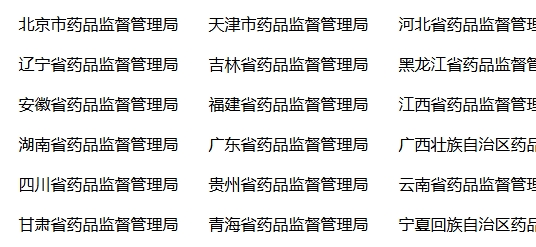国家药监局政务服务门户、地方药监局快速访问友情链接